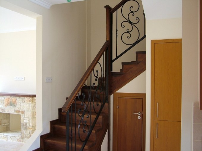 Staircase with storage space